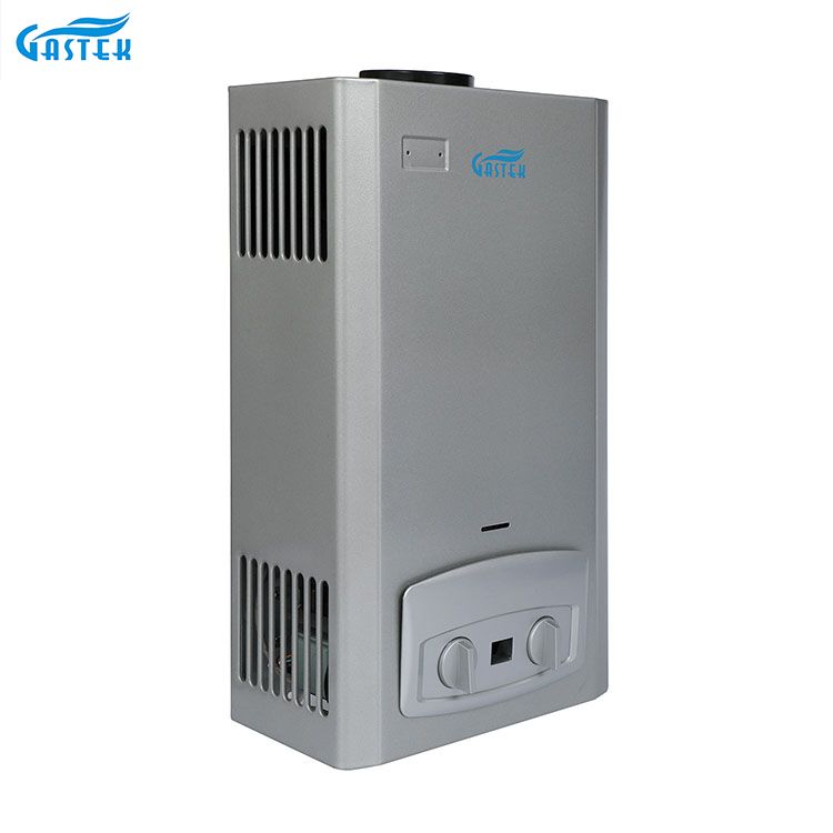 Gêiser de gás GLP tipo chuveiro de eletrodomésticos instalado no banheiro