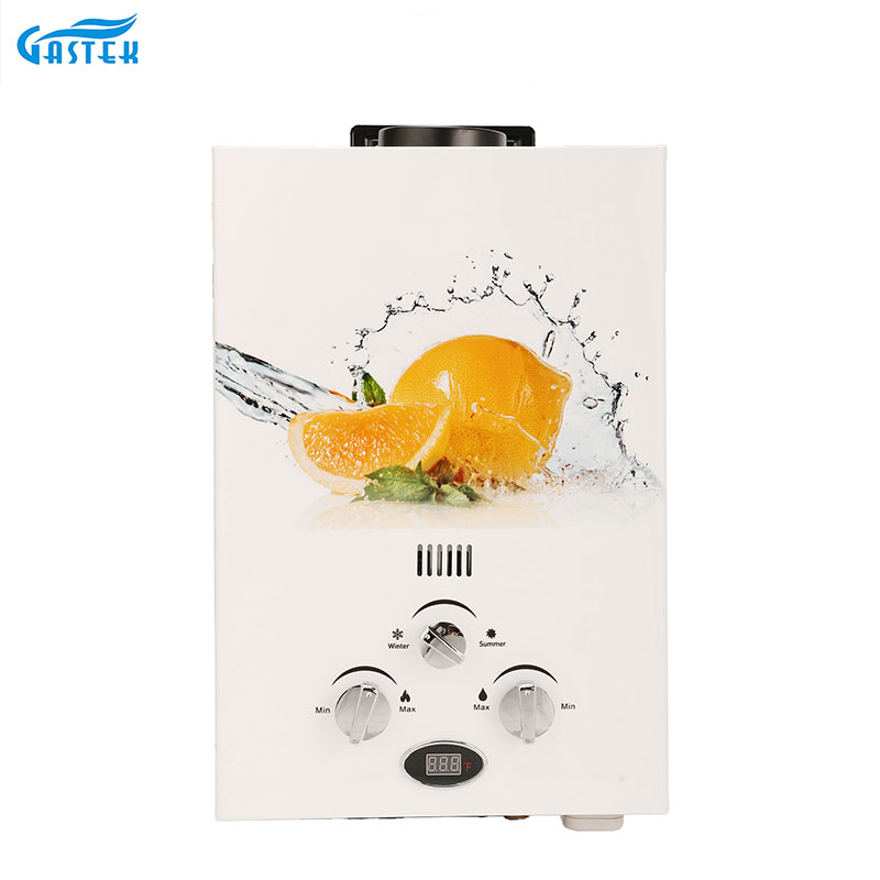 Aquecedor de água a gás instantâneo sem tanque de venda quente portátil para acampamento para chuveiro