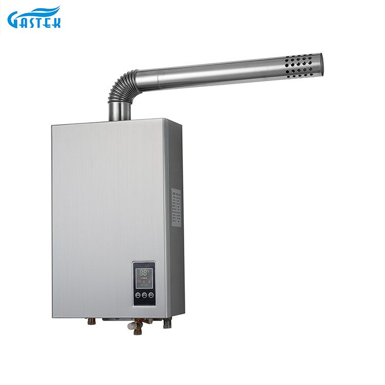 Eletricidade 220V 110V Temperatura Constante Tipo Forçado Tamanho Compacto Aquecedor de Água Quente a Gás