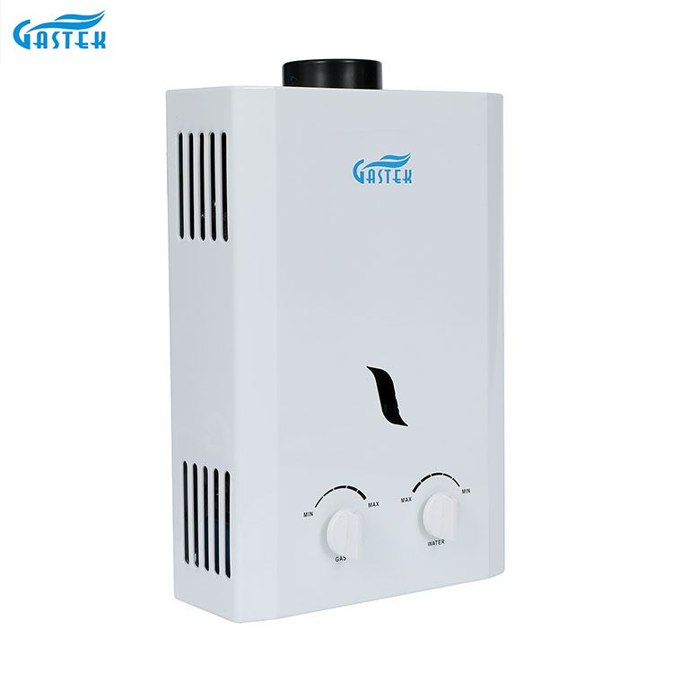 Aquecedor de água a gás instantâneo GLP tipo chuveiro para eletrodomésticos instalado no banheiro
