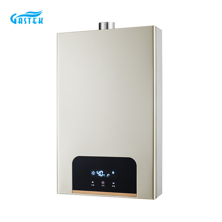 Aquecedor de água a gás tipo forçado com ventilador de temperatura constante