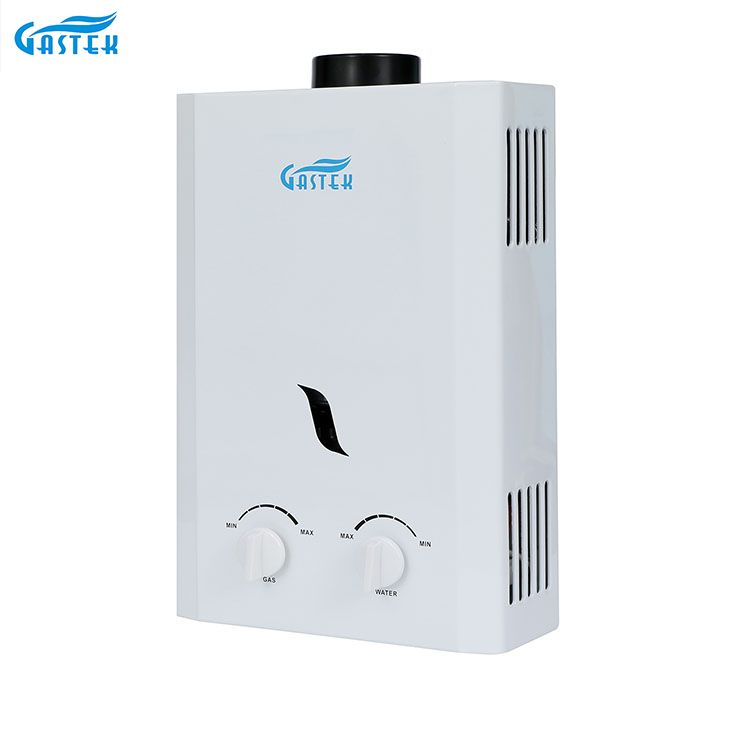 Tipo de combustão de eletrodomésticos montado na parede 6L 10L 12L 16L 20L GLP Tankless Gêiser de gás instantâneo para chuveiro